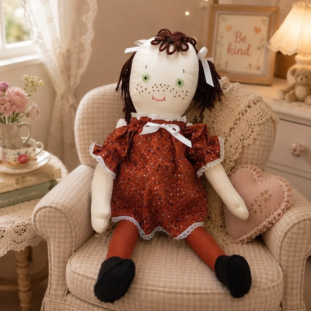 Handmade Primitive Rag Doll 19